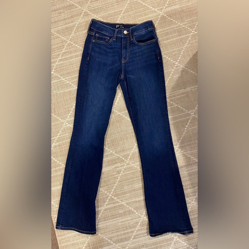 Gap baby boot jeans mid rise
